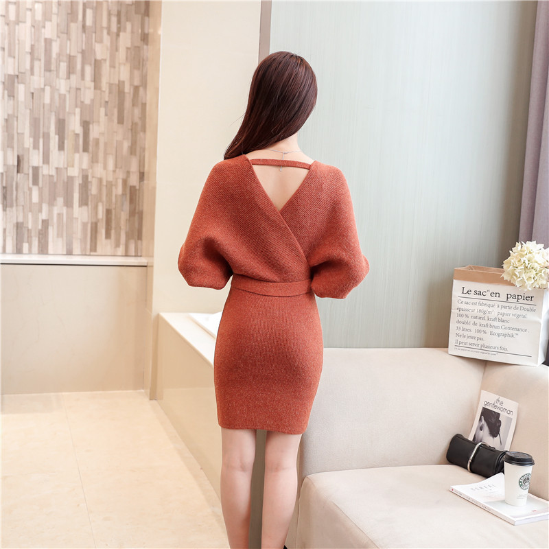 Korean-women-knitting-pattern-sweater-dress-2018 (3).jpg